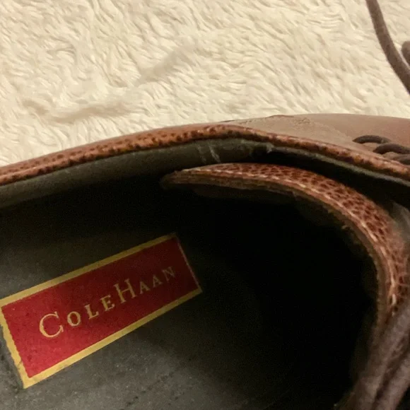 Cole Haan Men’s Brown Leather dress shoes size 11.5 - Picture 9 of 11